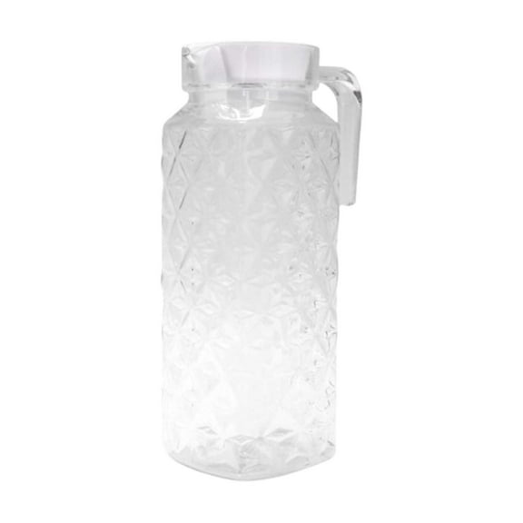 Pitycbo 1.1L Water Pitcher Acrylic Sangria Pitcher with Lid and Handle Cold Water Bottle
