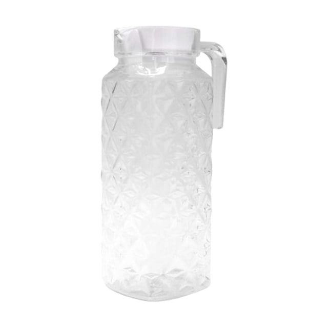 Jarra de agua fría, jarra de jugo acrílica de 1,1 L, jarra de agua para bebidas caseras de fiesta