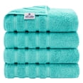 thumbnail image 1 of Juego de toallas de baño American Soft Linen Luxury, 4 piezas, 100% algodón, 1 of 9