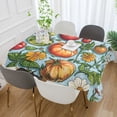 thumbnail image 2 of Yayeee Tablecloths 54" x 54" Rectangle Wrinkle Resistant Party Table Cover, Floral Tomatoes, 2 of 8