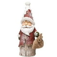 thumbnail image 1 of Yuedong Christmas Decoration Woodland Snowman Statue Forest Decoration , Garden Santa Claus Snowman Statue Resin Christmas Decoration with LED Light (Santa Cluas)-10cm, 1 of 9