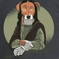 thumbnail image 3 of CafePress - Mona Lisa Dog Long Sleeve T Shirt - Long Sleeve Dark T-Shirt, 3 of 4