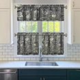 thumbnail image 3 of Kitchen Food Cooking Chef 3-Piece Kitchen Curtains Set Kitchen Curtains Sets with Valance for Windows Rod Pocket Machine Washable Kitchen Decor Decorations (54"x18"+2x27.5"x24"), 3 of 6
