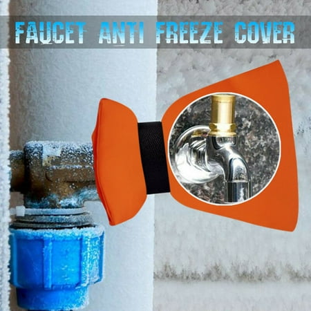

4pcs Faucet Protective Cover Winter Outdoor Water Outlet Water Insulation Antifreeze Cover