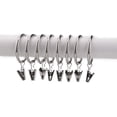 thumbnail image 1 of 20 Pcs Metal Curtain Rings with Clips Drapery Rings Curtain Clips Curtain Ring Hooks, Various Size (Silver, 1 Inch), 1 of 5