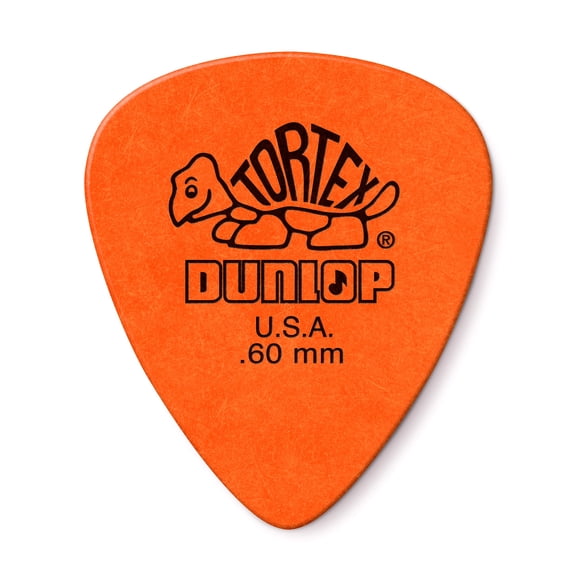 Jim Dunlop Pics Standard Tortex, Lot de 72, Orange, 0,60 mm