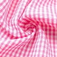 thumbnail image 4 of mgoYE Toddler Girl Dress Summer Clothes Linen Sleeveless Bow Dresses Plaid Dresses Casual Sundress 2-7T(Hot Pink,5-6 Years), 4 of 9