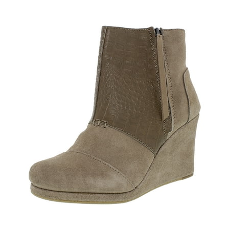 wedge high boots