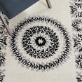 thumbnail image 6 of SAFAVIEH Empire Janetta Medallion Area Rug, Ivory/Black, 4' x 6', 6 of 11