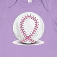 thumbnail image 3 of Inktastic Pink Breast Cancer Ribbon Baseba Boys or Girls Baby Bodysuit, 3 of 4