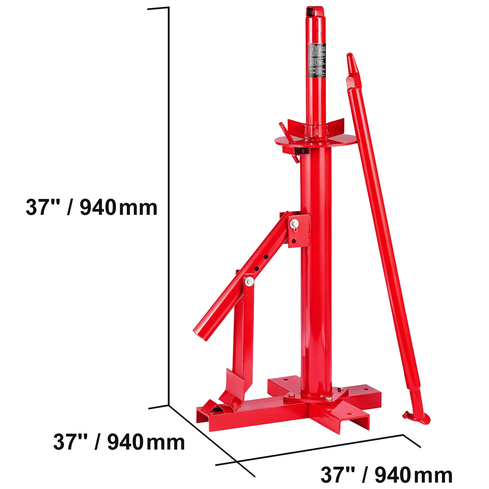 KFFKFF Manual Tire Changer Bead Breaker Tool Portable Fits Car Truck Motorcycle