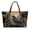 Black - Raven Forest Moon, variant on ZUXONGSY American Flag Cow Skull Print Tote Bag for Women Travel Tote Handbag Top Zipper Shoulder Purse Large Capacity Pu Leather Commuter Bags