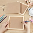 thumbnail image 3 of 4Pcs Unfinished Wood Canvas Panel 8x8 Inch Square Wood Board 0.5 Inch Thick Blank Wood Canvas Boards Wood Panel Boards Wood Board for DIY Tabletop Display DIY Painting Craft Projects, 3 of 6