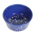 thumbnail image 3 of Gibson Home Swirl & Speckle Pet Bowl for Pets, Cobalt, 3 of 4