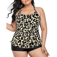 thumbnail image 1 of Hilor Women's Tankini Swimsuits Stappy Back Plus Size Two Piece Bathing Suit, 1 of 7