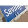 thumbnail image 4 of Gondola Shelving Ticket Channel Sign Holder, Clip on Sign Clip Grip for Shelf C-Channel - 100 Pack, 4 of 4