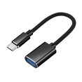thumbnail image 1 of Cable de datos OTG Plug and Play, portátil, de alta resistencia, universal, tipo C macho a USB 2.0 hembra, cable adaptador OTG para el hogar., 1 of 8