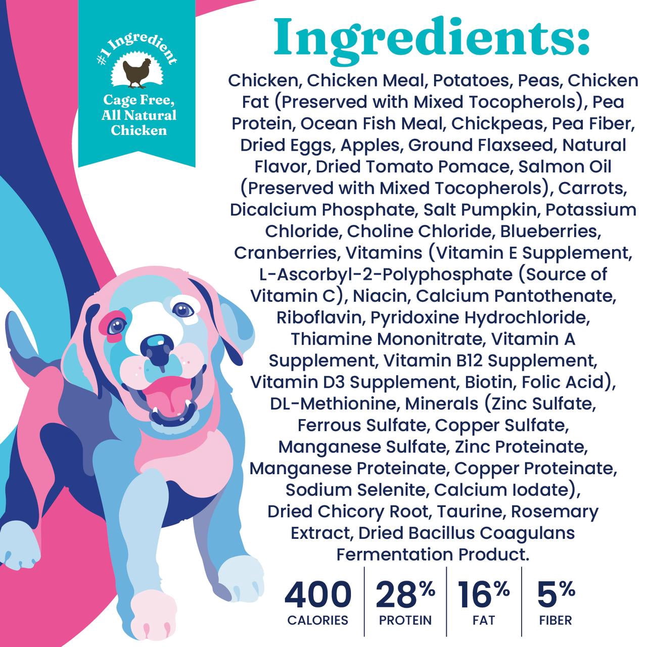 Solid Gold Love at First Bark Grain Free Dry Puppy Food, Chicken, 4 lb. (Dog)