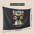 thumbnail image 3 of DouZhe Gamer Gamepad Joysticks Tapestry Wall Hanging Tapestries Dorm Room Home Decor, 60" x 40", 3 of 7