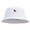 White, variant on Ladybug Embroidered Big Size Cotton Blend Twill Bucket Hat - Navy XL-3XL