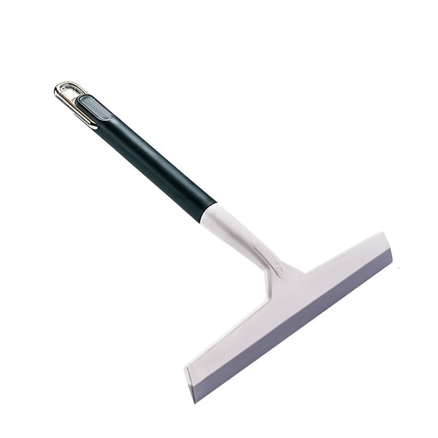 Fiudx Limpiacristales, Raspador de Espejo de Baño Ensanchado, Mango Ergonómico, Cuchilla Antirayas, Herramienta para Limpiar Cristales En Casa, Diseño No Dañino, Uso Multiusos, Fácil Agarre, Una Sola