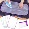 thumbnail image 2 of Cloth Protective Press Mesh Insulation Ironing Board Mat Cover Against Pressing Pad Mini Iron Random Colors,40X90cm, 2 of 6