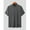 Grey, variant on Men's Stand Collar Bottoming Shirt Solid Color Short Sleeve T-Shirt