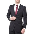 thumbnail image 3 of Loriano Lucciani Men's LCN18 Slim Fit Suit - Navy Check - 46R, 3 of 5