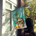 thumbnail image 2 of Christmas Tree and Chocolate Brown Shih Tzu Flag Canvas House Size BB1621CHF, 2 of 4