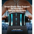 thumbnail image 3 of NeoHealth Back Brace for Men Lower Back - Ultra Thin, Adjustable, Flexible, Supportive M, 3 of 9