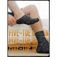 thumbnail image 2 of Women Toe Socks Cotton Crew Breathable Socks with Toes for Women Men Athletic Running, 2 of 28