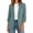Green, variant on Kilaqueen Casual Blazers for Women Ruched 3/4 Sleeve Notch Lapel Open Front Blazer Lightweight Business Casual Office Work Suit Jacket with Pockets Teachers Coat