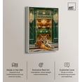 thumbnail image 3 of Art Remedy Modern Tiger Art Canvas, 10" x 15", Silver Frame, Tiger Lobby, 3 of 7