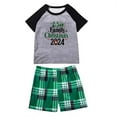 thumbnail image 2 of cllios Christmas Pajamas for Family Matching Pj Sets Womens Mens Kids Pjs Short Sleeve Sleepwear 2 Piece Lounge Sets Outfits, 2 of 3