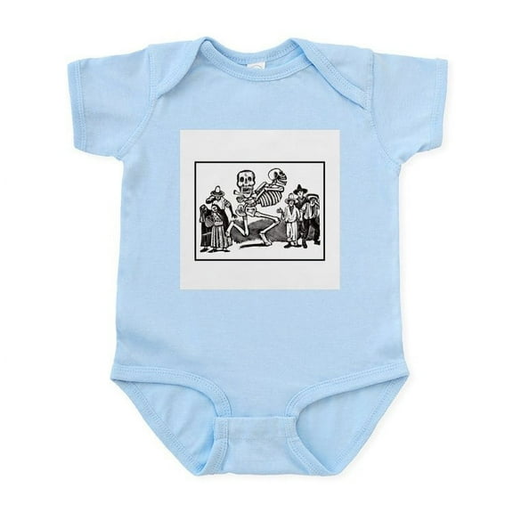 CafePress - Twentieth Century Calavera Infant Bodysuit - Baby Light Bodysuit, Size Newborn - 24 Months