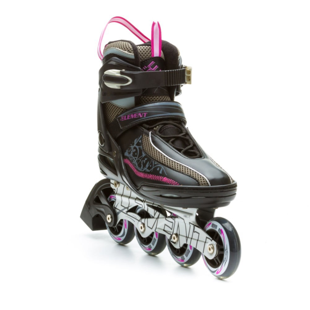 Black and Pink Rollerblades 5th Element Lynx LX Womens Recreational Inline Skates