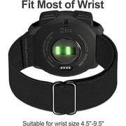 OTOPO Garmin Instinct/2 Solar Watch Bands, 22mm Soft Elastic Stretchy Nylon Wristband Replacement Strap Men Women for Garmin Instinct Tactical/Esports/Solar/Tide, 3 Pack