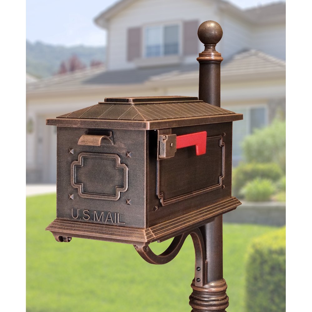Kingston Curbside Mailbox Decorative Aluminum Elegant Mailbox Walmart