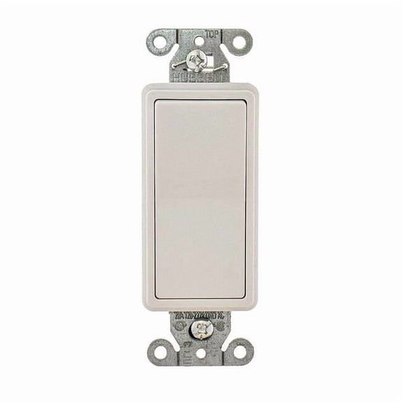 Hubbell Wiring Device-Kellems Wall Switch,White,20 A;Back; Side,3-Way DS320W