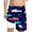 Dark Blue, variant on ibiyuan Boys Swim Trunks with Compression Boxer Liner Youth Bathing Suit Drawstring Waist Swimming Shorts Lightweight Funny Print Kids Swimsuits