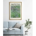 thumbnail image 2 of IDEA4WALL Framed Canvas Art Wall Decor Agapanthus Flowers Master Aritst Claude Monet Oil Painting Impressionism Contemporary for Dorm Home Office - 24"x36", 2 of 4