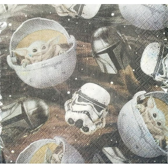 Mandalorian - The Child Luncheon Napkins (16 Pack) - Party Supplies Decorations Favors