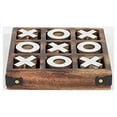 thumbnail image 2 of "Rusticity® Wooden Tic Tac Toe Game Board |Mango Wood| Handmade   |(6.5x6.5x1.25 in)", 2 of 2