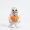 White, variant on Halloween Ghost Terrarium B, Glass Miniature Scene for Shelf Mantel Tabletop, Indoor Decor Gifts