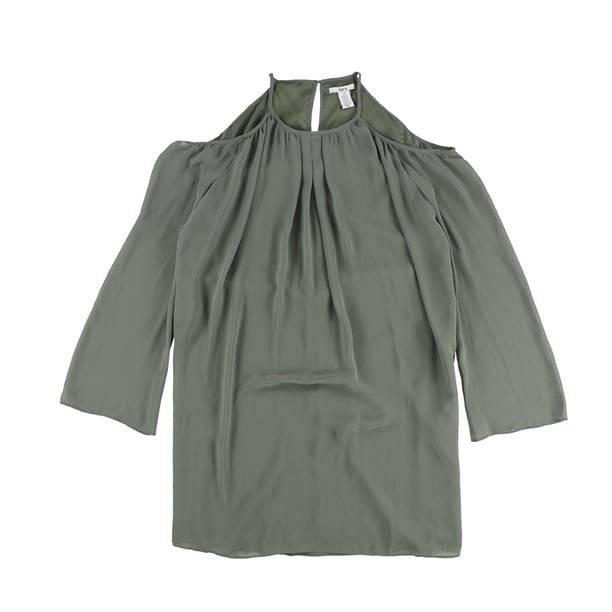 Vestido acampanado bar III Mujer verde extra pequeño A-Line