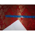 thumbnail image 2 of Silk Brocade Fabric RED x metallic gold color 44" wide BRO709[5], 2 of 4