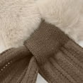 thumbnail image 4 of Lovzfmll Women's Faux Fur Scarf, Plush Knitted Thick Winter Warm Scarf for Cold Weather, Casual Cute Ruffle Gift Scarf, 4 of 4