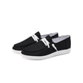 thumbnail image 7 of Women Lightweight Boat Shoes Casual Loafers Slip On Deck Breathable Canvas Sneakers, 7 of 7