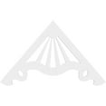 thumbnail image 2 of Ekena Millwork 48"W x 28"H x 1"P (14/12) Pitch Marshall Architectural Grade PVC Gable Pediment, 2 of 7