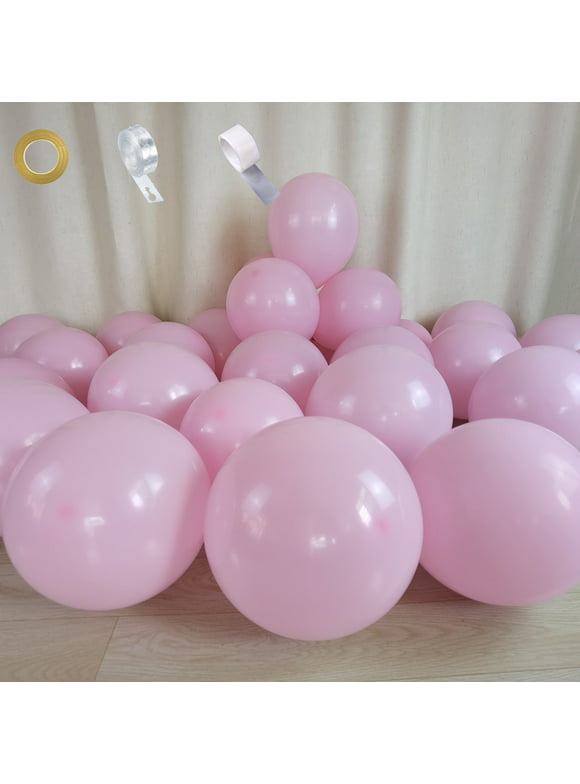 Pastel Pink Balloons 12 inch 100 pcs for Birthday Wedding Engagement Anniversary Christmas Party Decorations